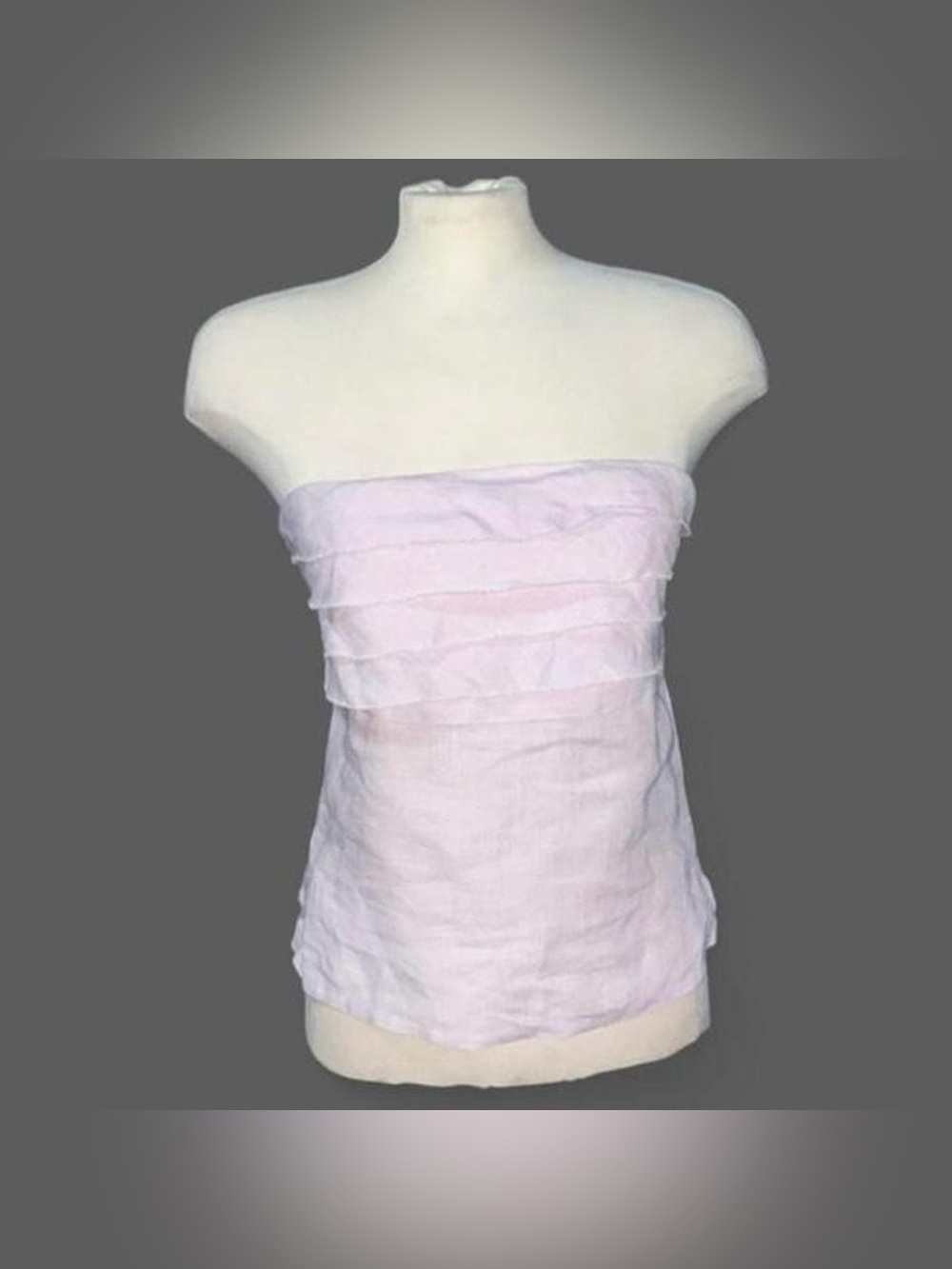 Juicy Couture Strapless Layered Ruffle Top in Light Pink